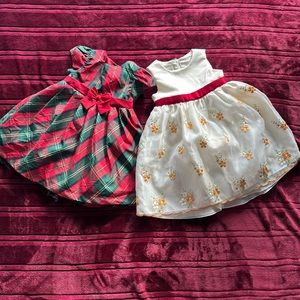 American Princess Lot of 2 Christmas dresses size 3T